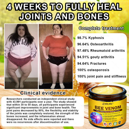 XRLXRL® Bee Venom Pain-Relief Bone Healing Cream 🌟(Specially for older adults)
