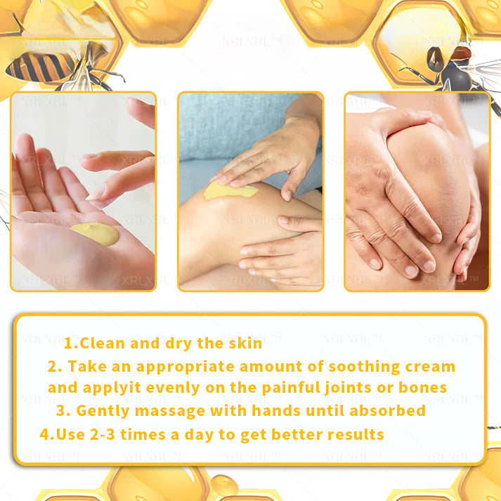 XRLXRL® Bee Venom Pain-Relief Bone Healing Cream 🌟(Specially for older adults)