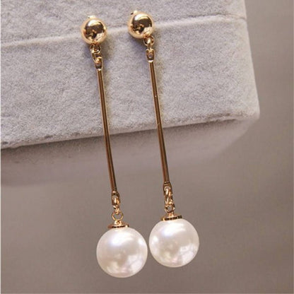 2025 New Korean Style Contracted Heart Pearl Earrings For Women Sweet Flower Zircon Geometric Stud Earring Girl Party Jewelry
