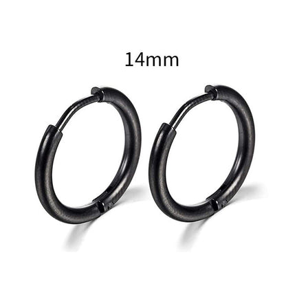 2025 New Simple Stainless Steel Gold Small Hoop Earrings for Women Men Cartilage Ear Piercing Jewelry Pendientes Hombre Mujer
