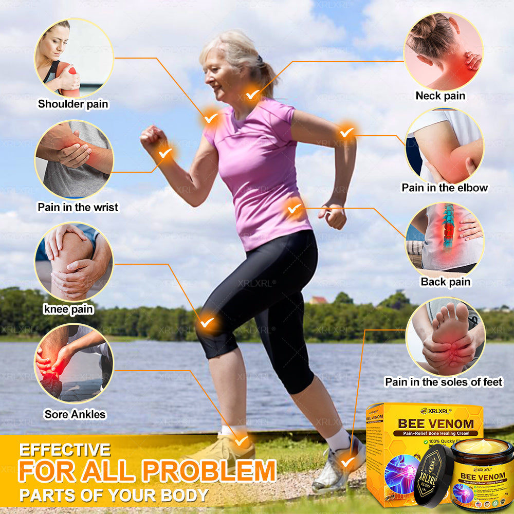 XRLXRL® Bee Venom Pain-Relief Bone Healing Cream 🌟(Specially for older adults)